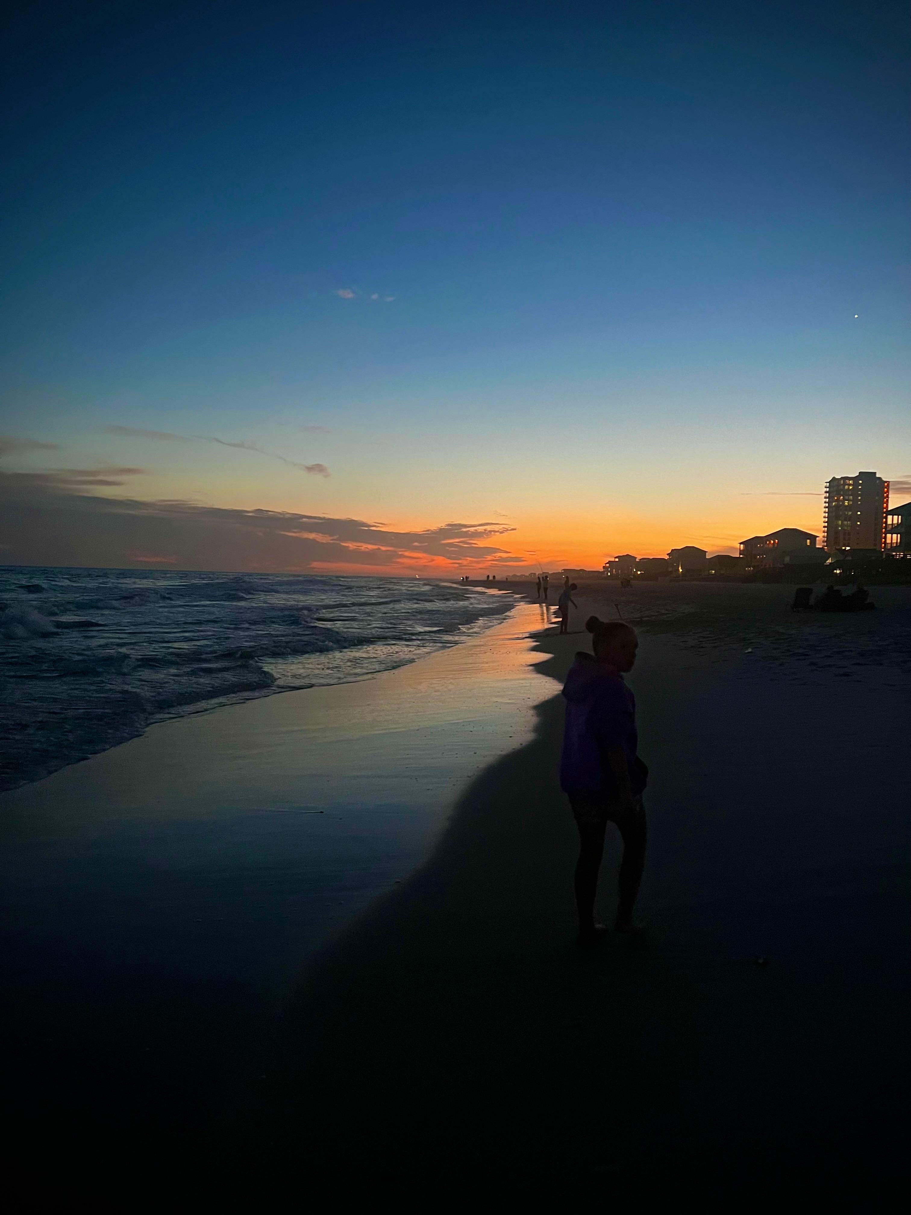 Beach directly across the street