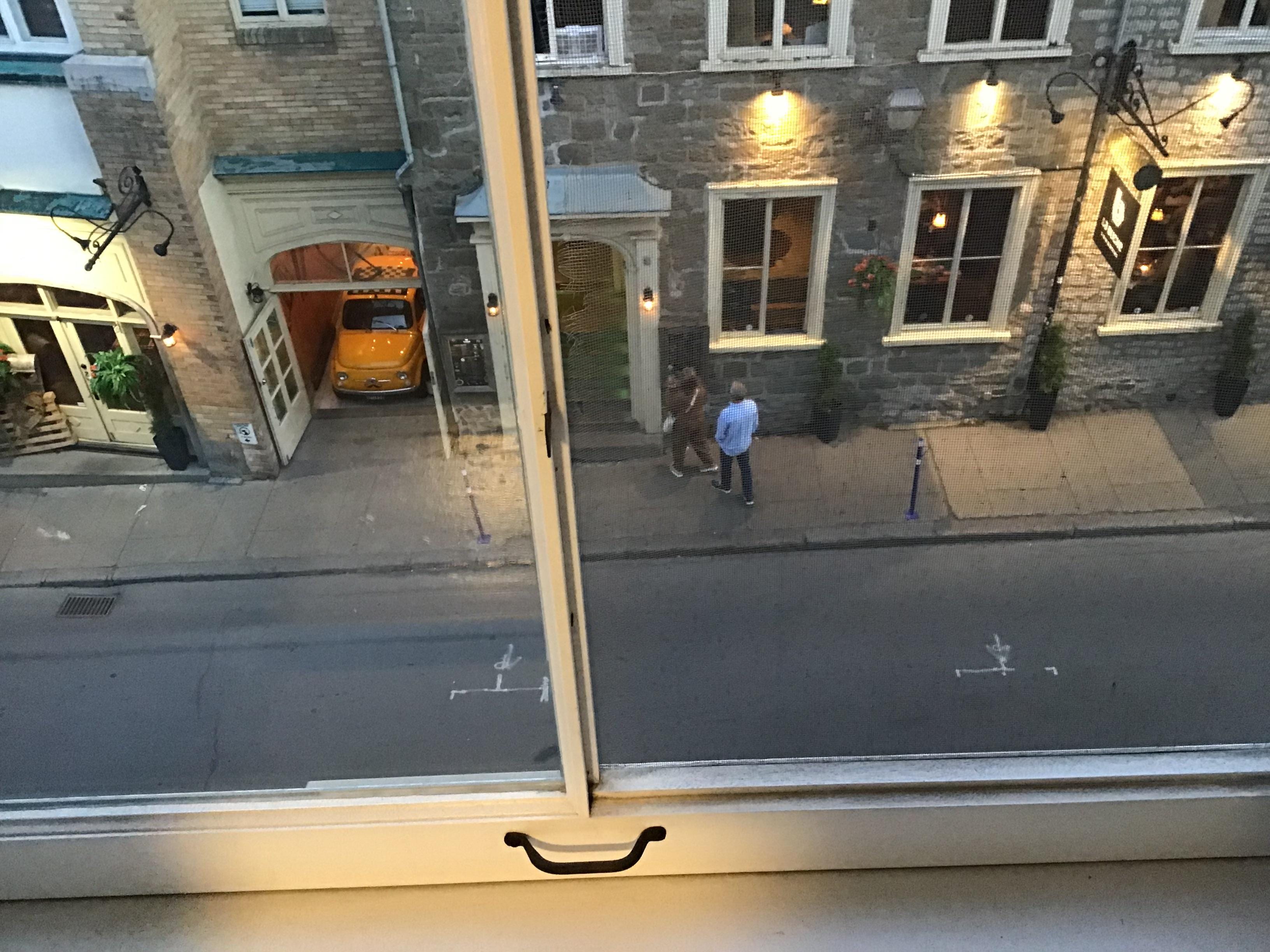 View from the 3rd floor room