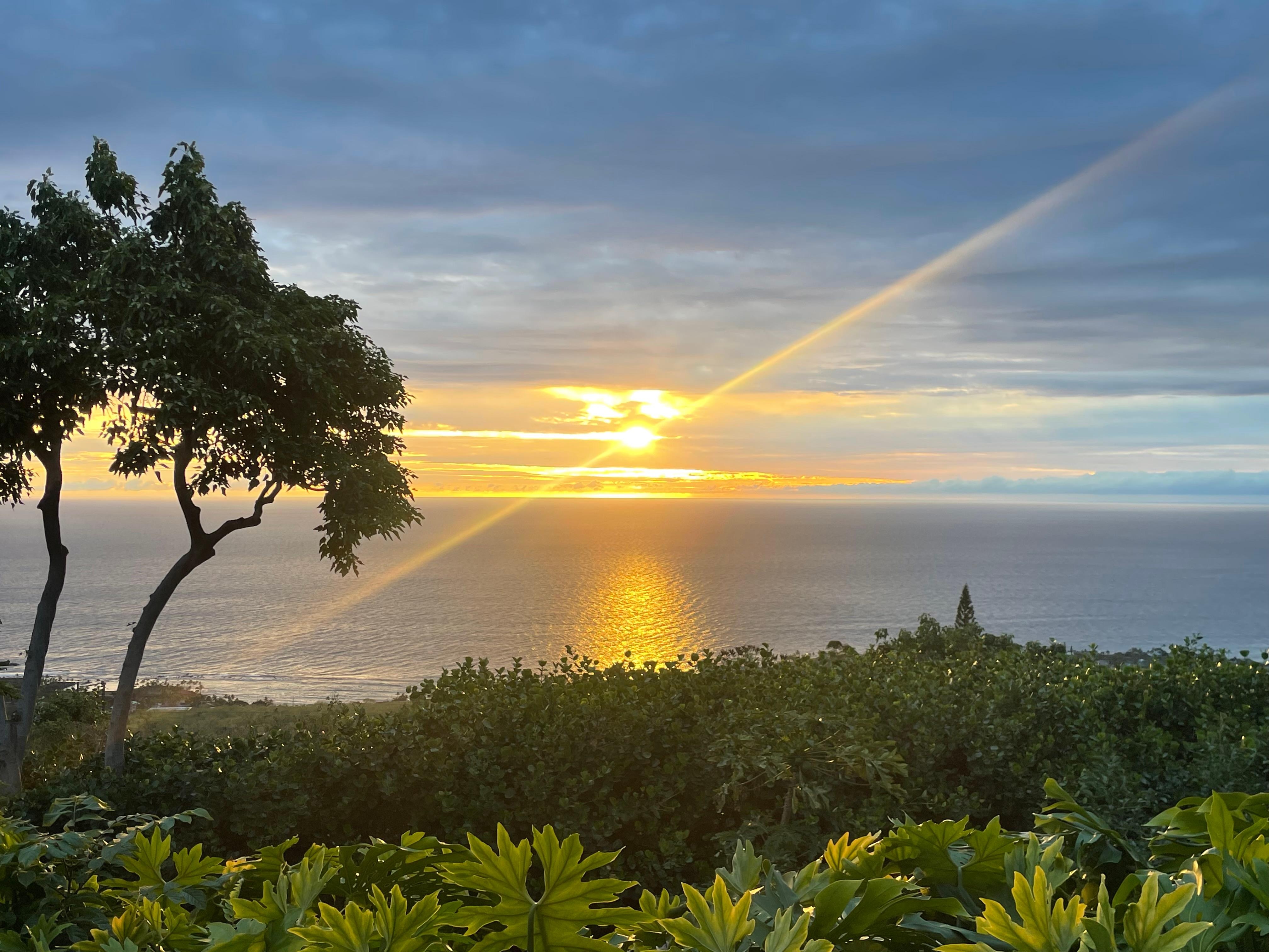 First night’s sunset 