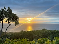 First night’s sunset