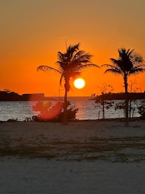 Sunset from Battata beach bar