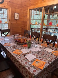 We had our family Thanksgiving here and it was straight out of a Hallmark movie.