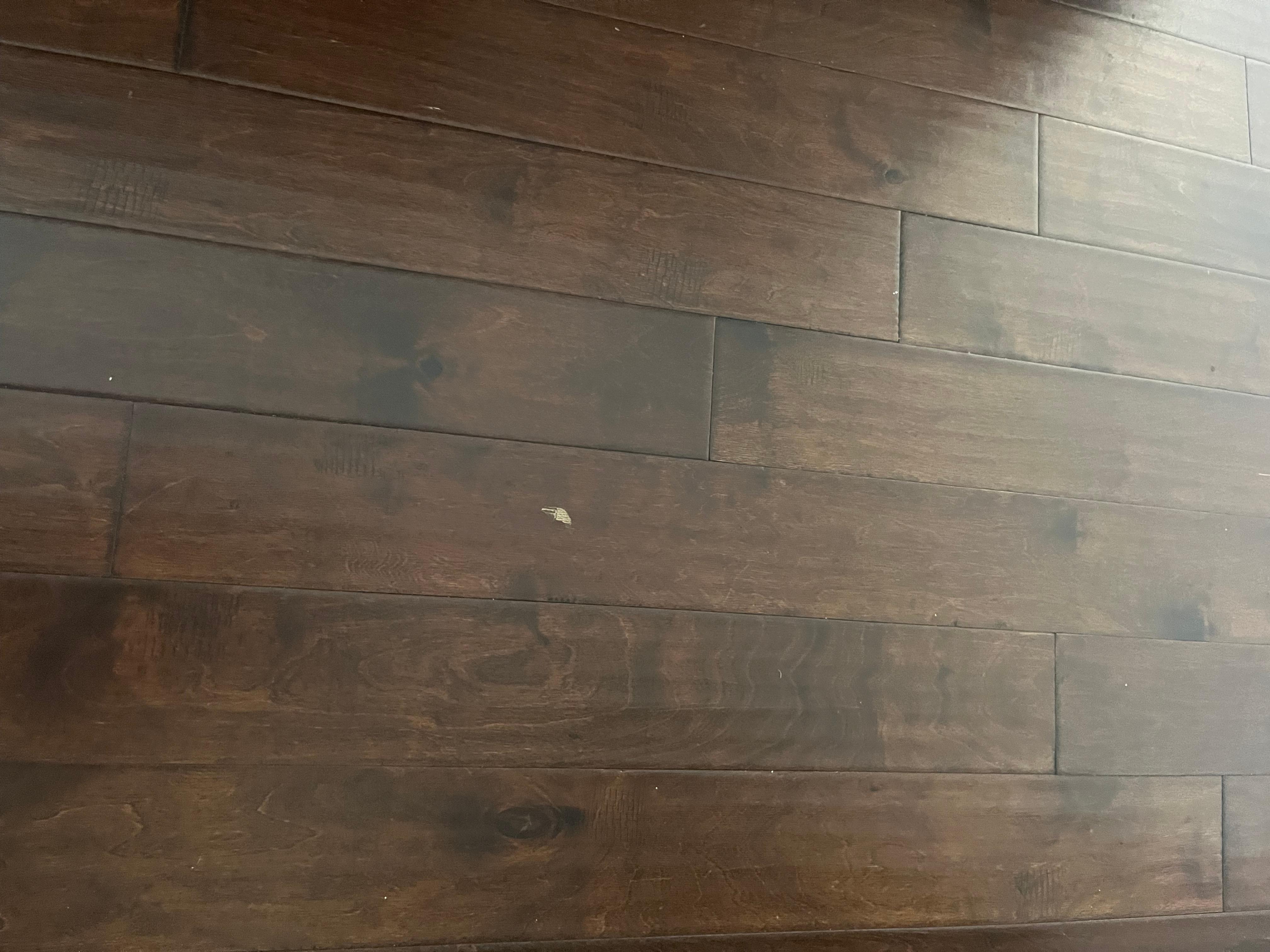 Damaged floors 