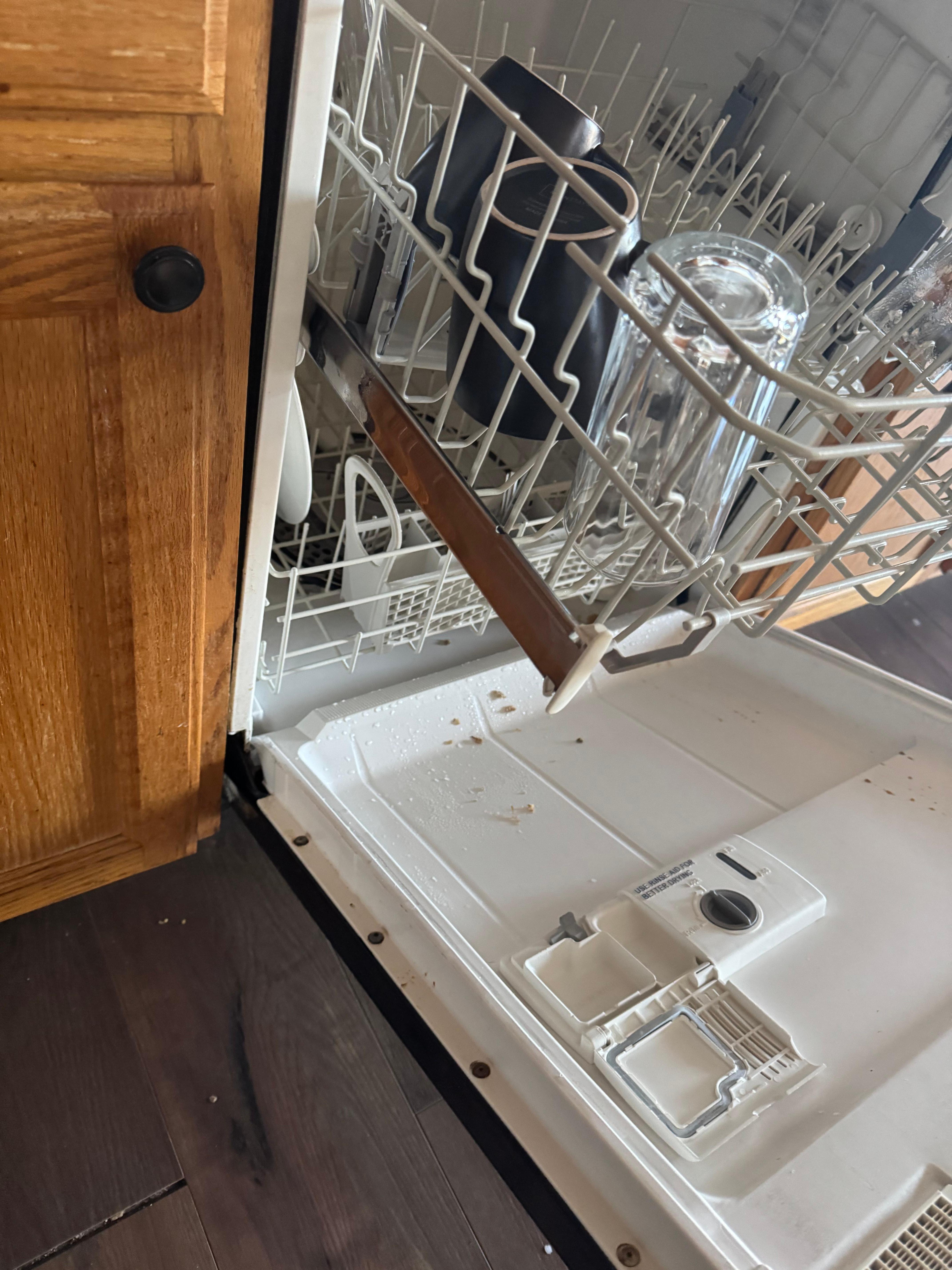 Warped dishwasher racks