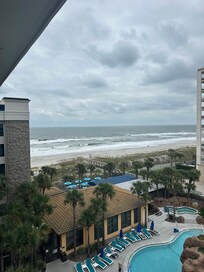 Partial beach view