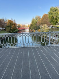 One of the many bridges with the fall colours
