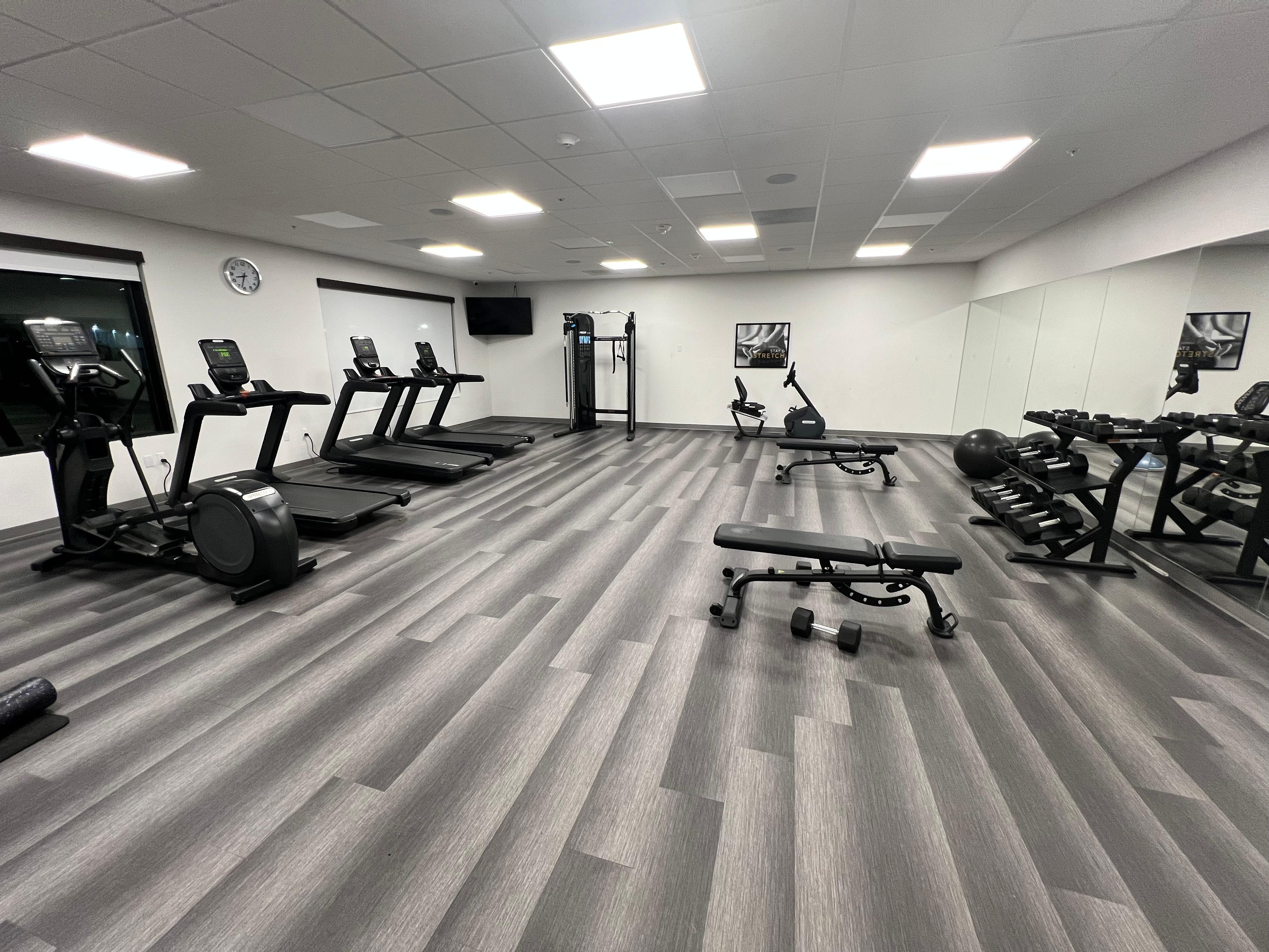 Fitness room.