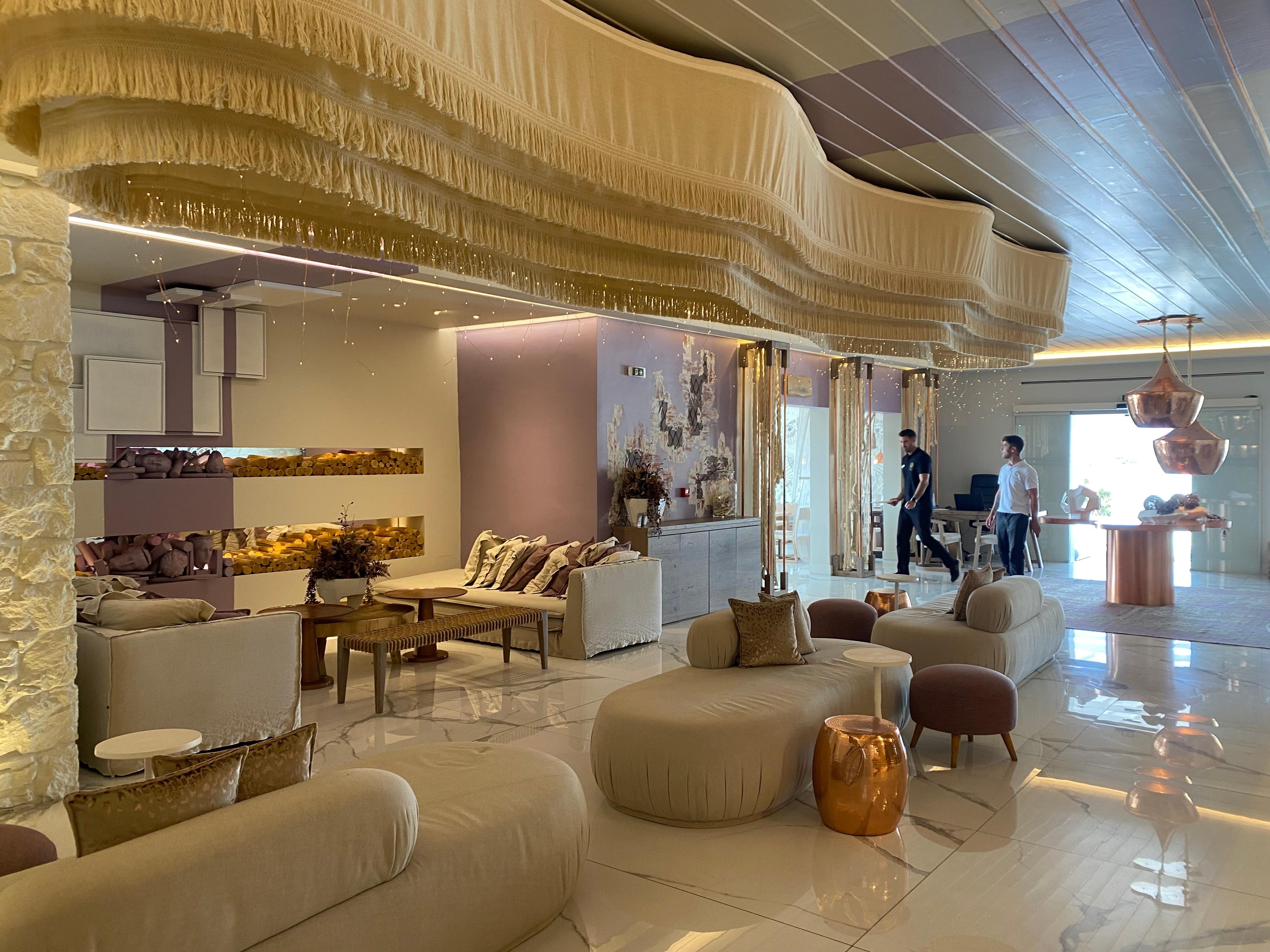 Hotel lobby