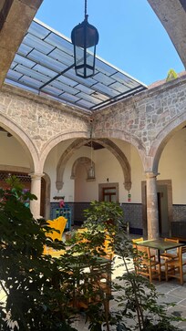 This was the lobby area. It’s so cute and Homie.