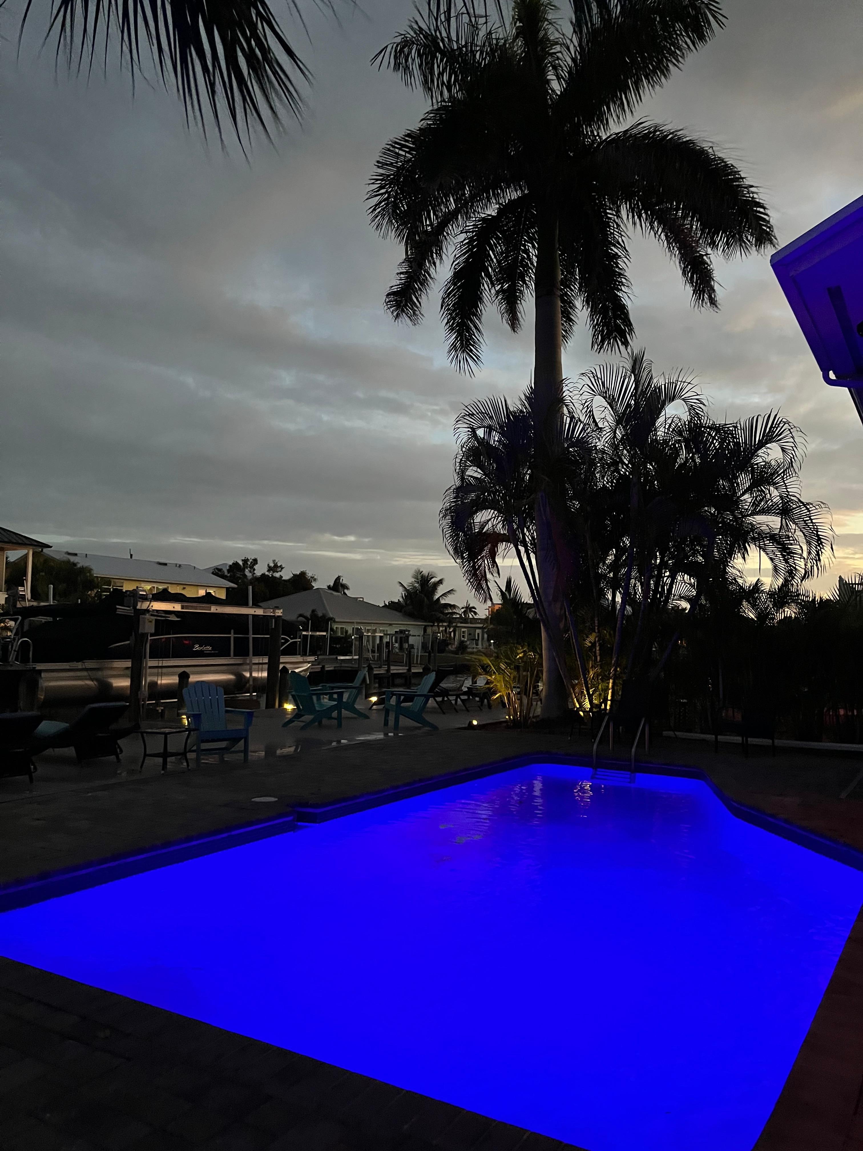 Peaceful setting (note boat in background)