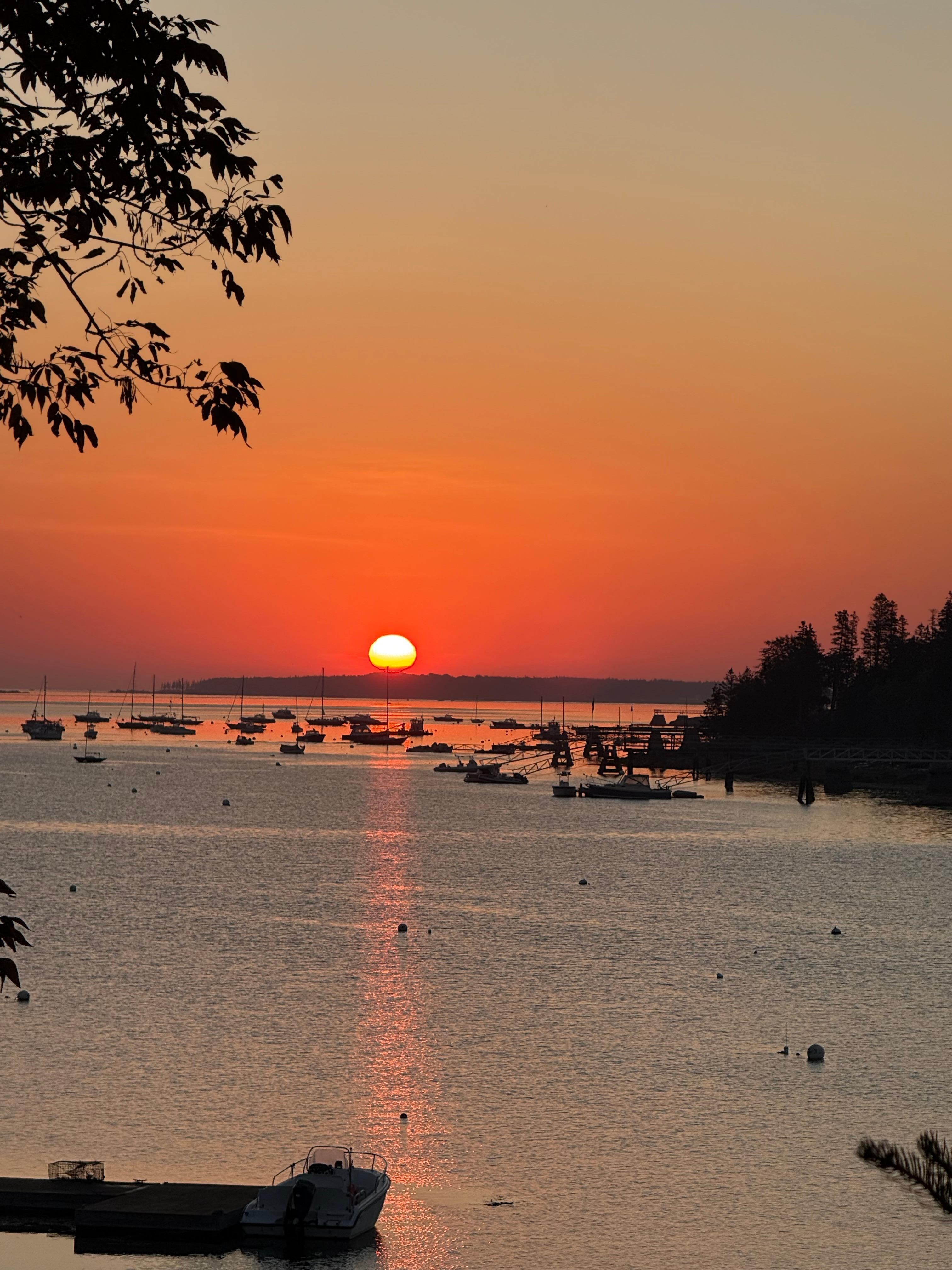 Sunrise a 2 minute drive from Harbor View! 