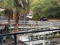 Nextdoor neighbor's unusual Wheelchair ramp.
