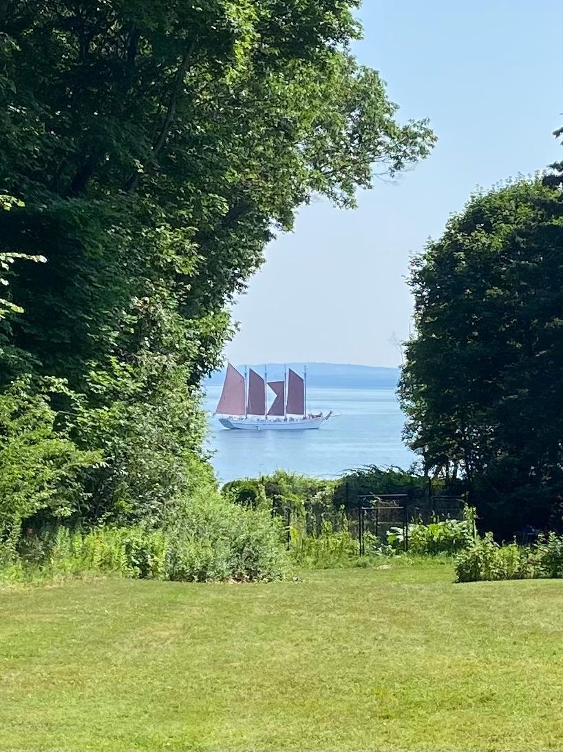 View from wraparound porch!