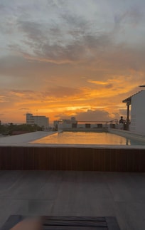 Rooftop sunset