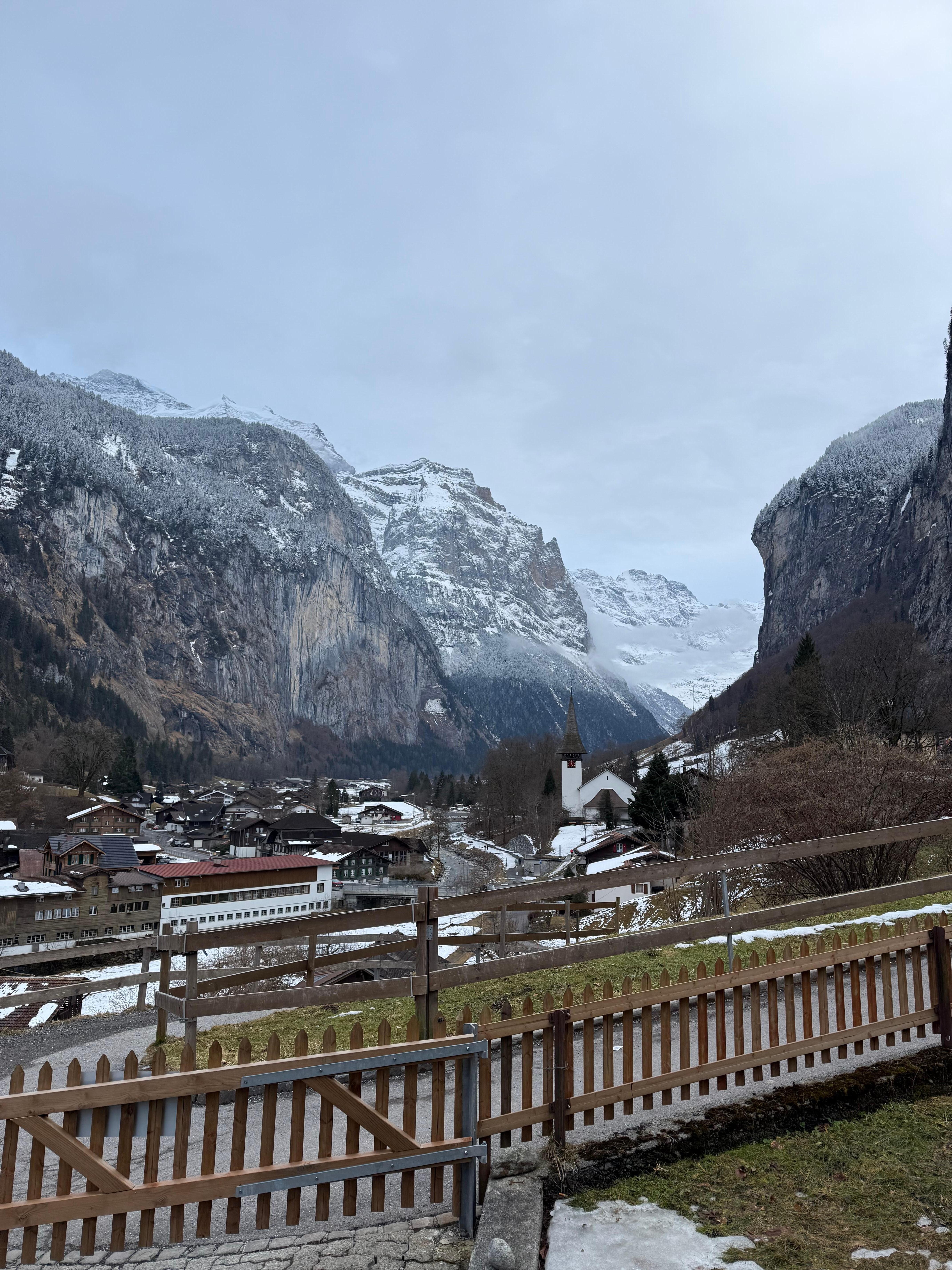 View when you walk outside 