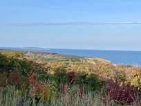 View from the front deck of the cottage