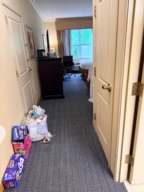 The room next to us and it smelled so bad when we walked by