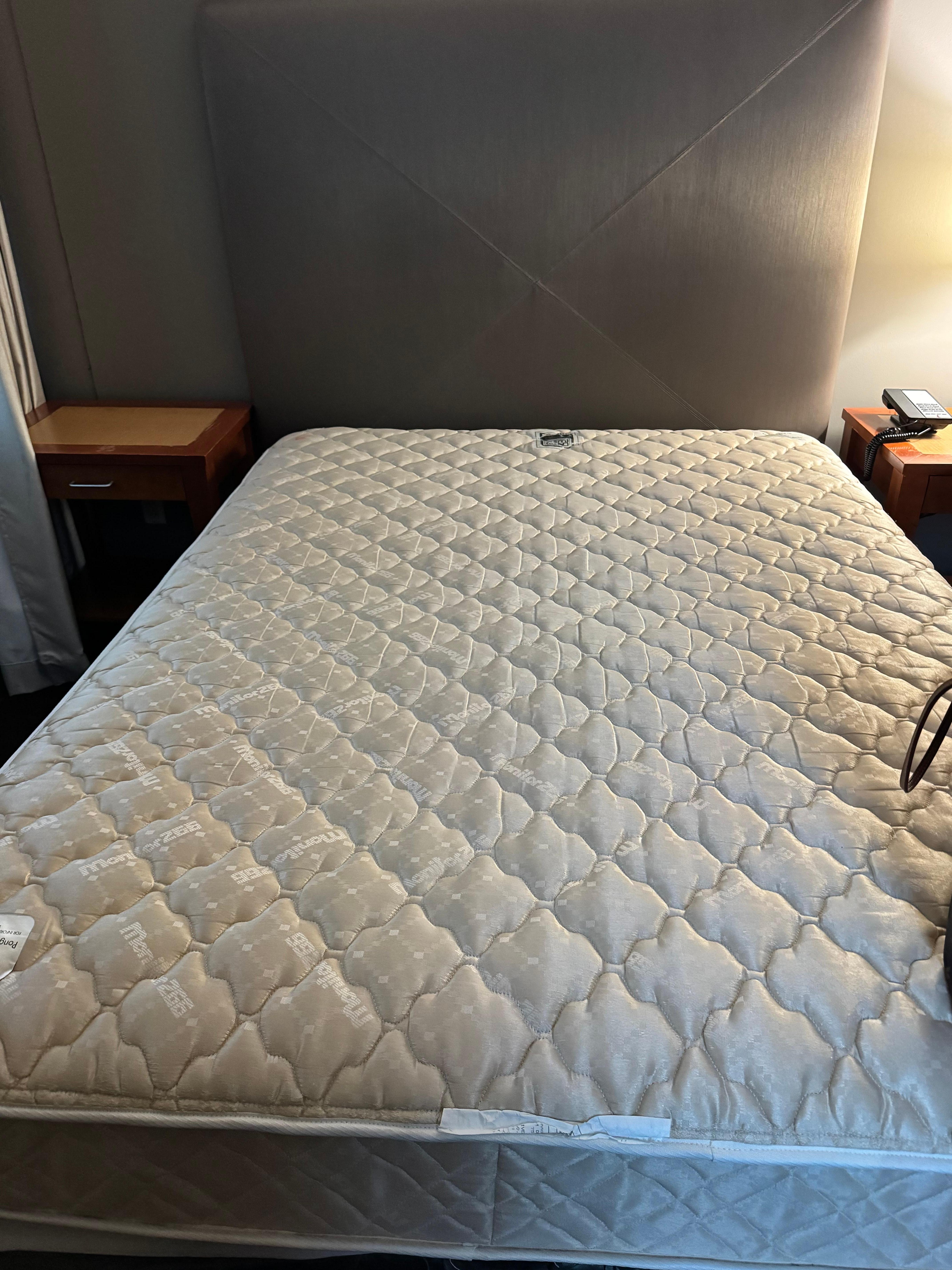 how we fount the bed upon check in