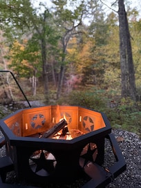 Outside fire pit