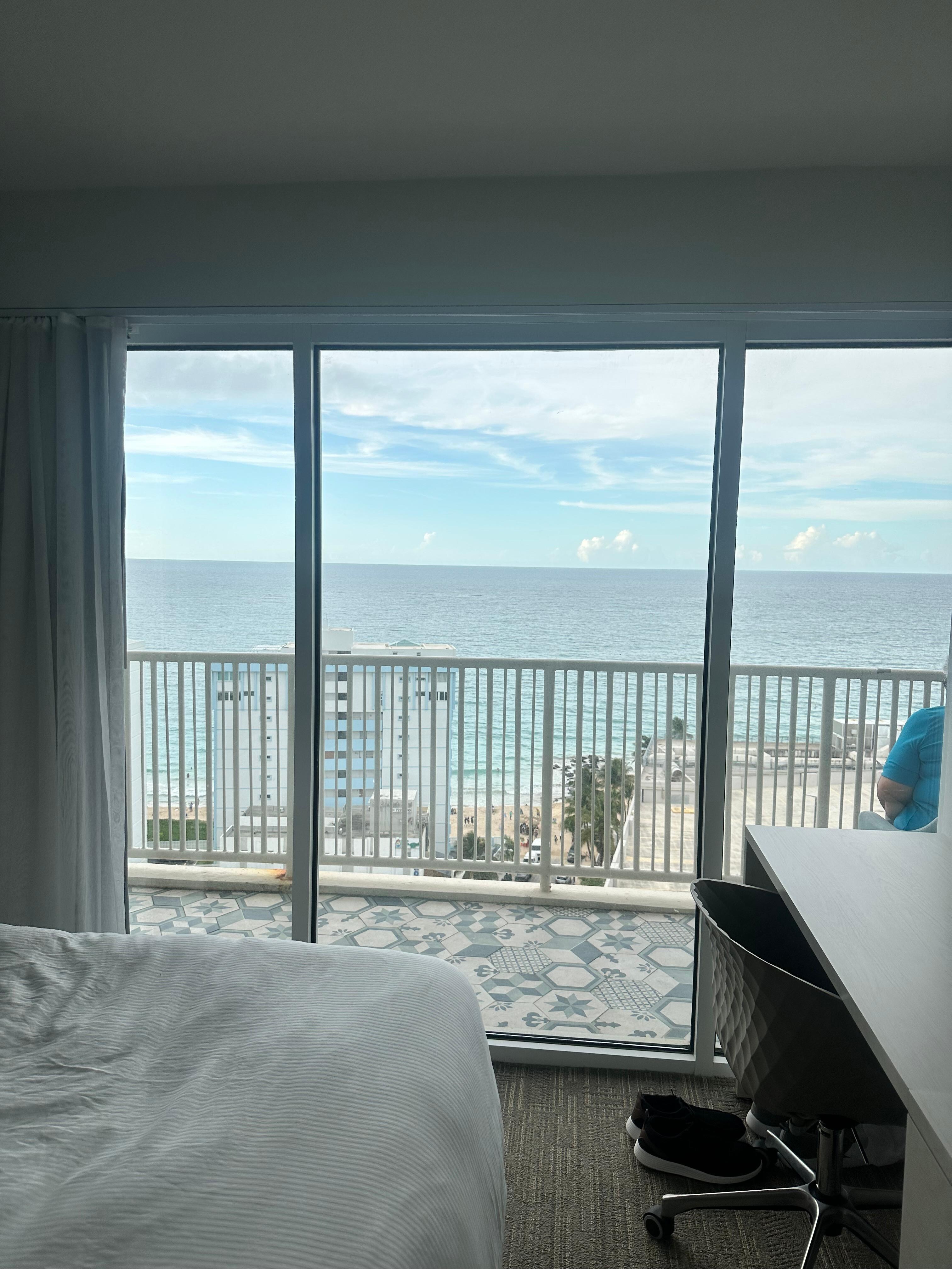 Bedroom with ocean view 
