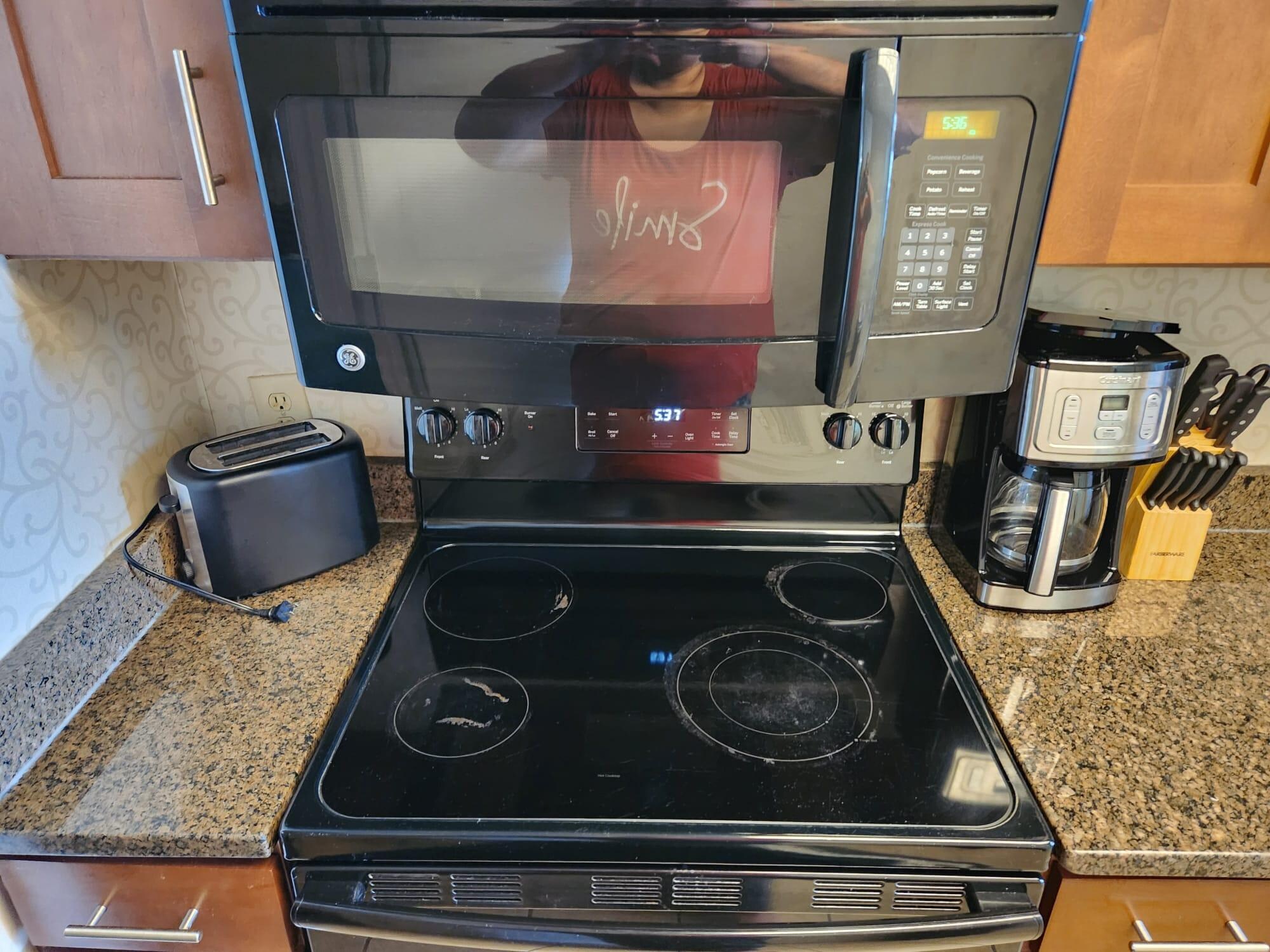 Already dirty stove 