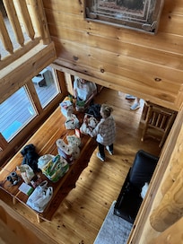 Large live edge dinning table.