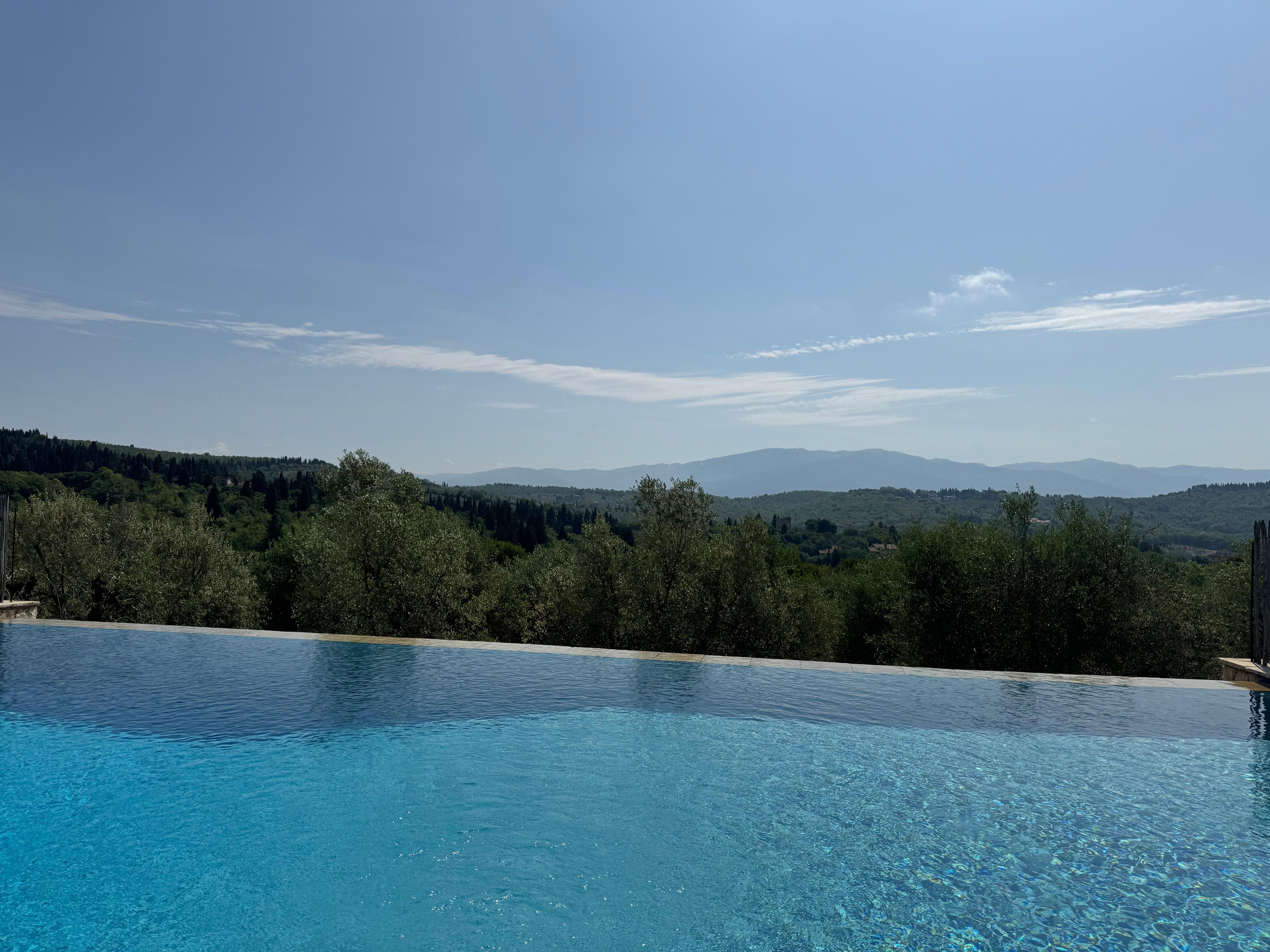 View from our pool