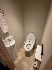 Small toilet area