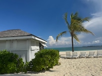 Massage hut on an early morning