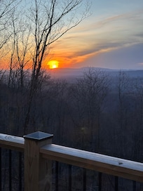 Sundown from the deck