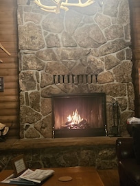 Nice fire a couple of nights.