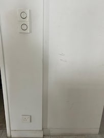 Dirty marks on many walls