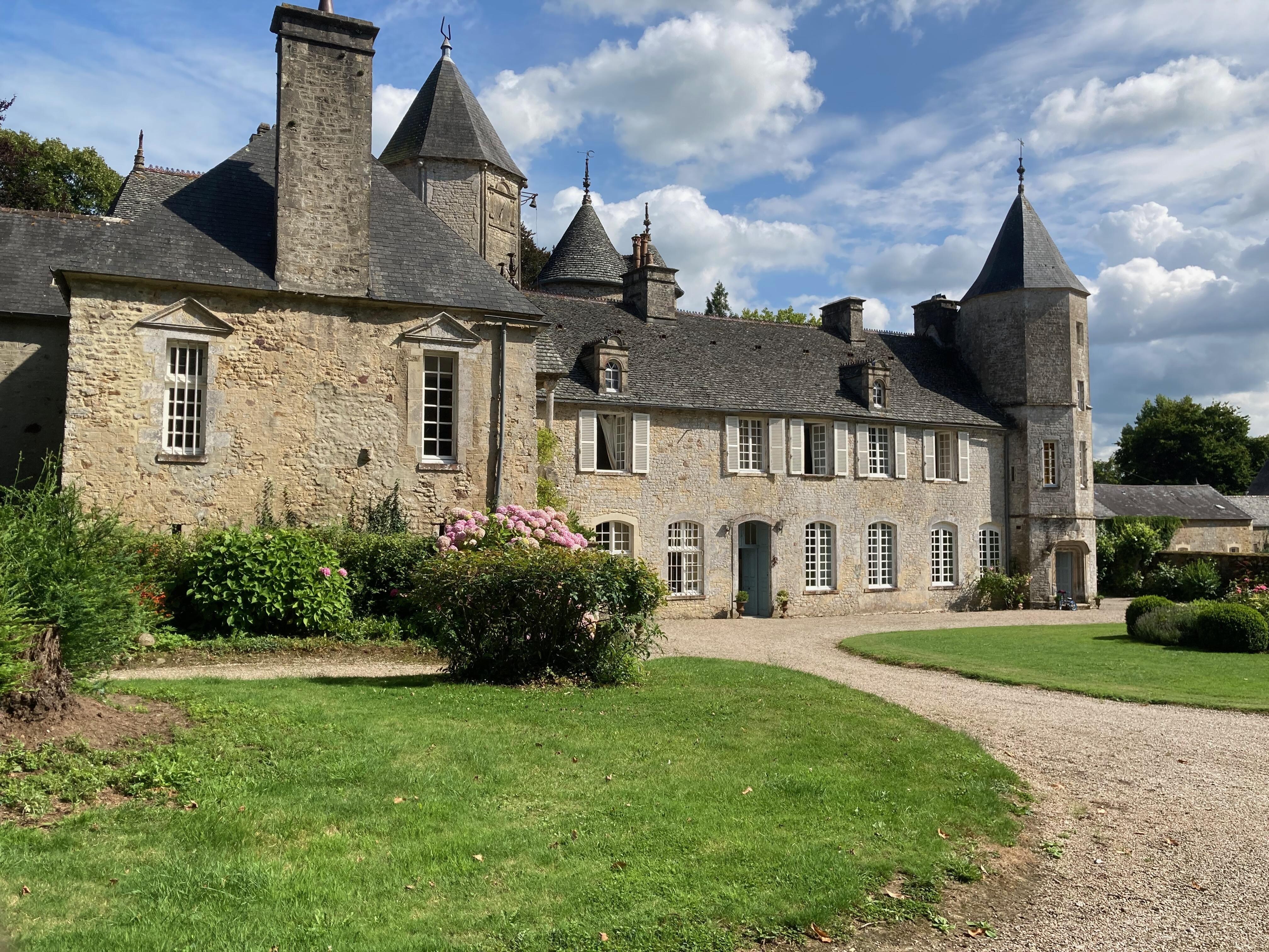 The castle from the circular drive in front.