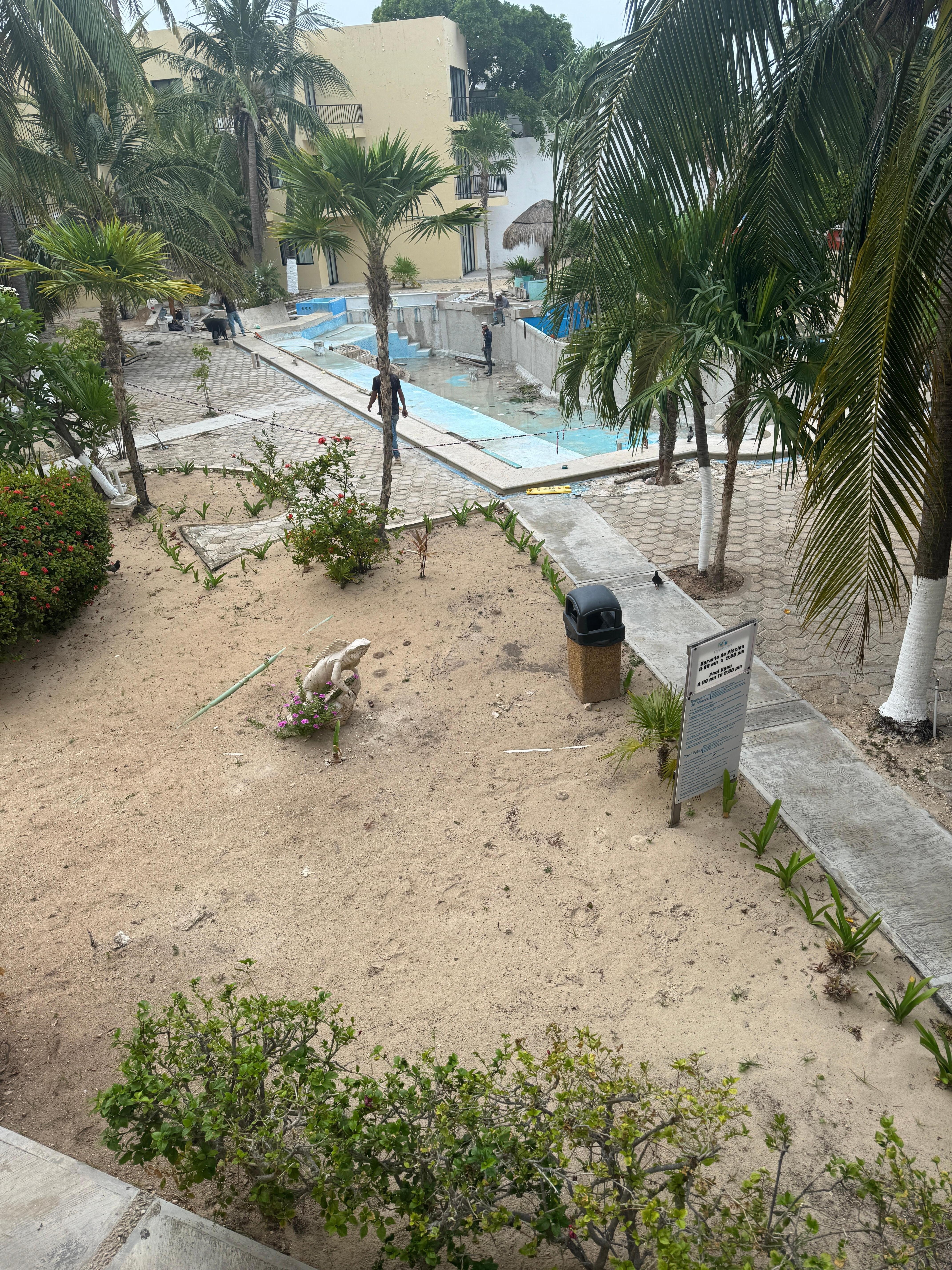 The pool that was supposed to be done on 06/26/25