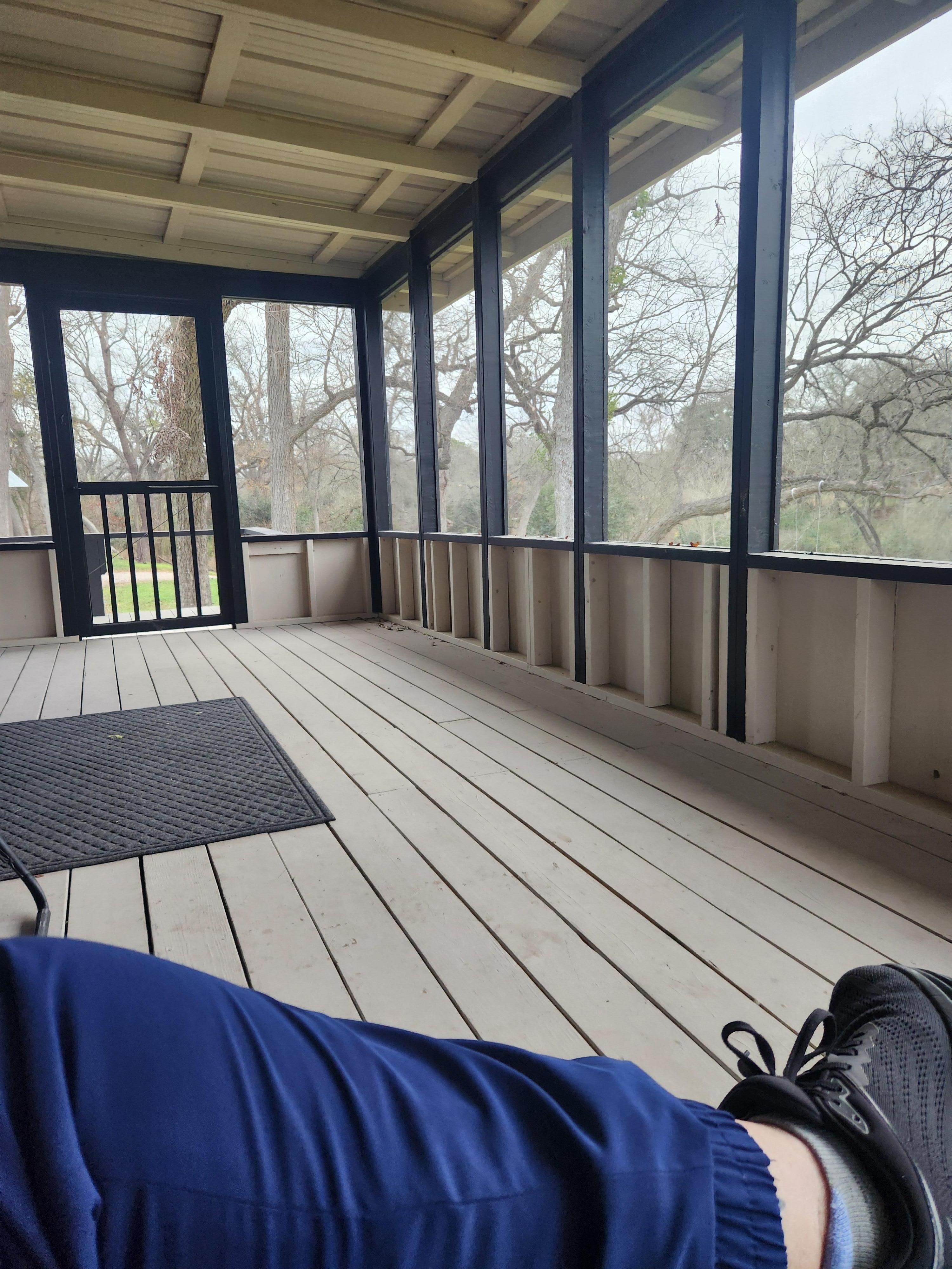 Loved the screened in porch!