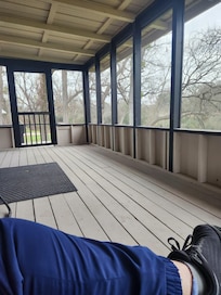 Loved the screened in porch!