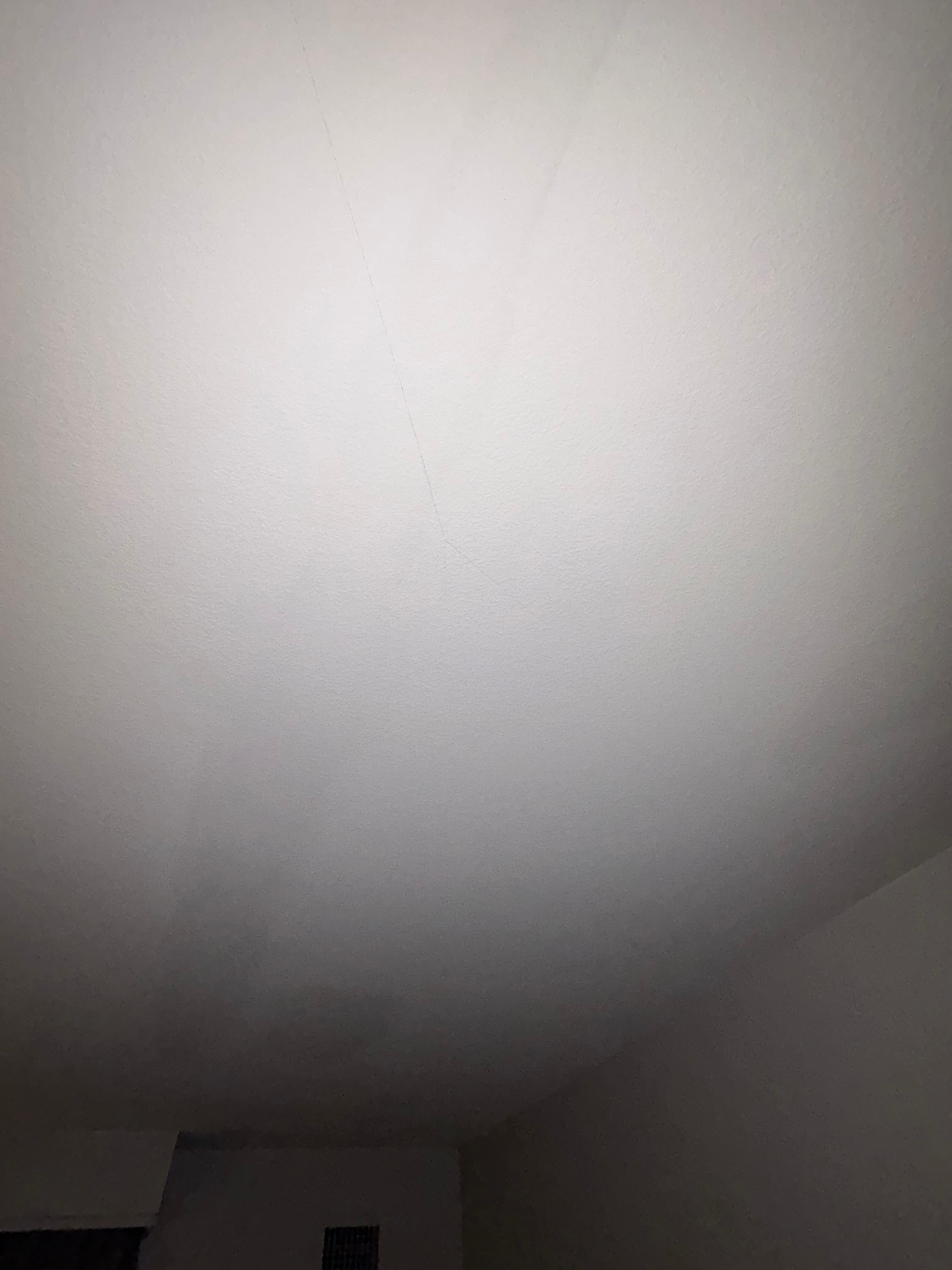 Water damage in the ceiling 