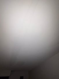 Water damage in the ceiling