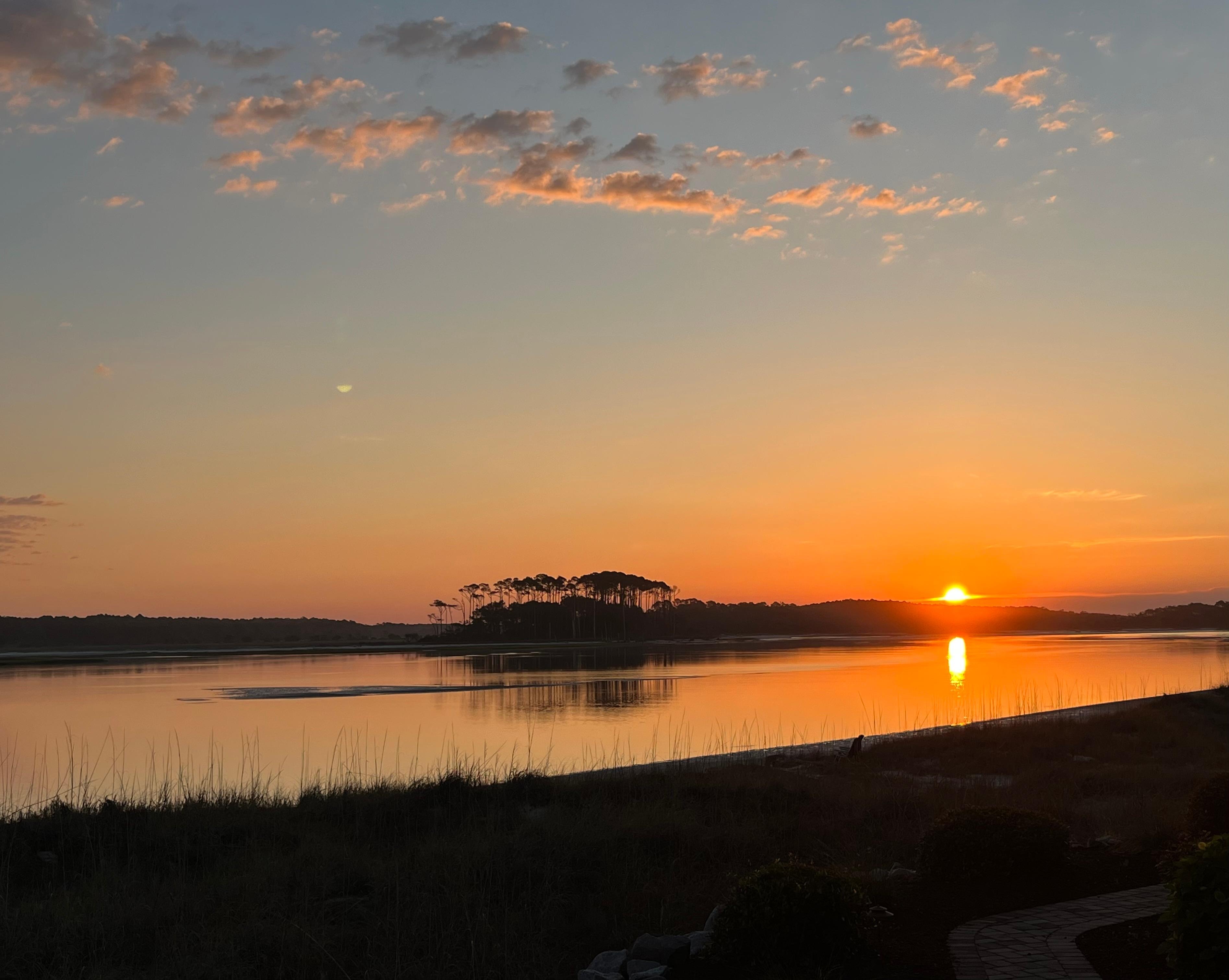 Sunrise from back porch 