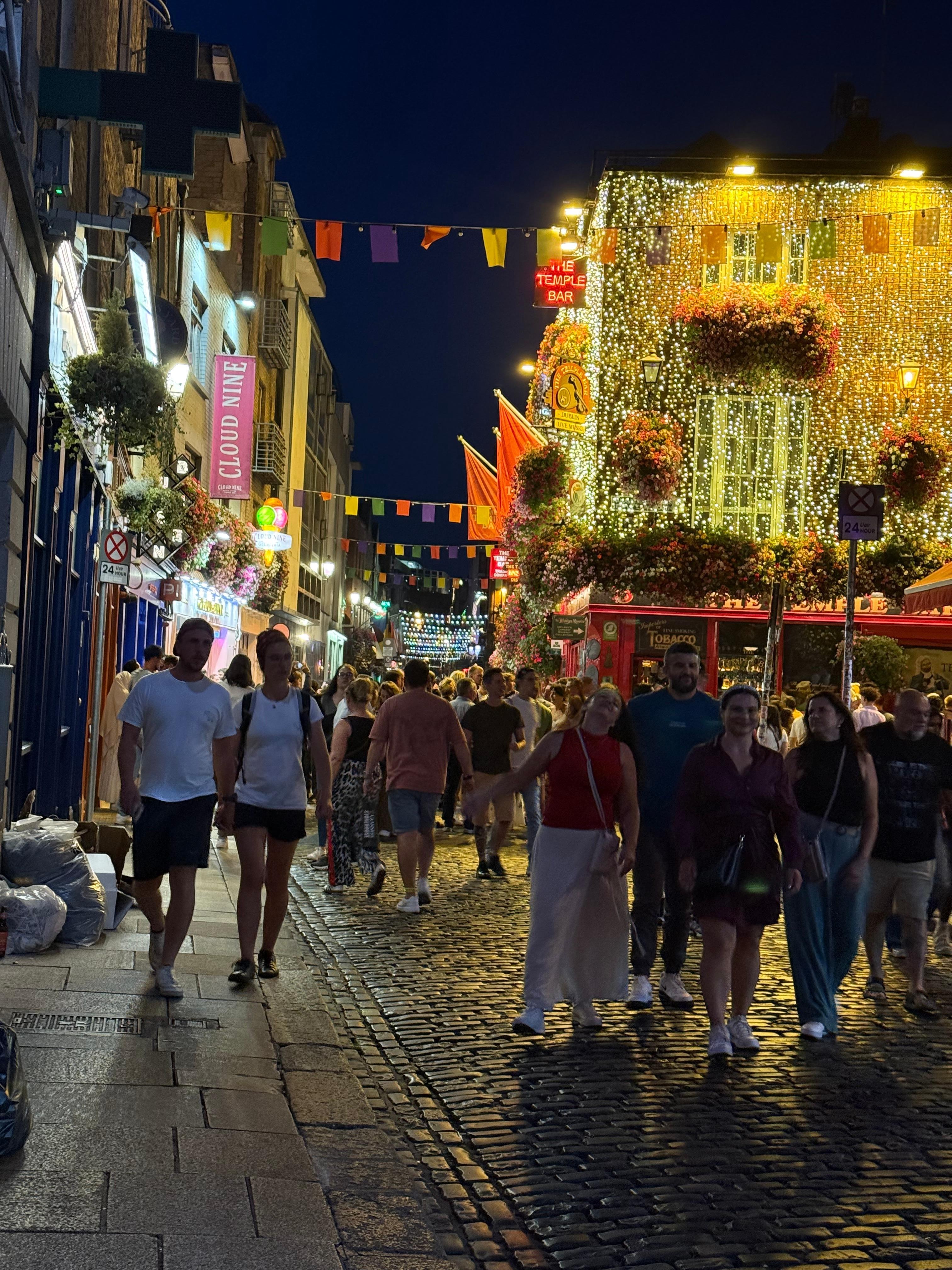 The facility was around the Temple Bar.