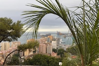 Malaga from the dinning room terrace.