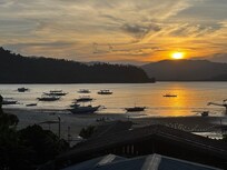 View from the deck of the hotel.