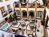 Breakfast courtyard