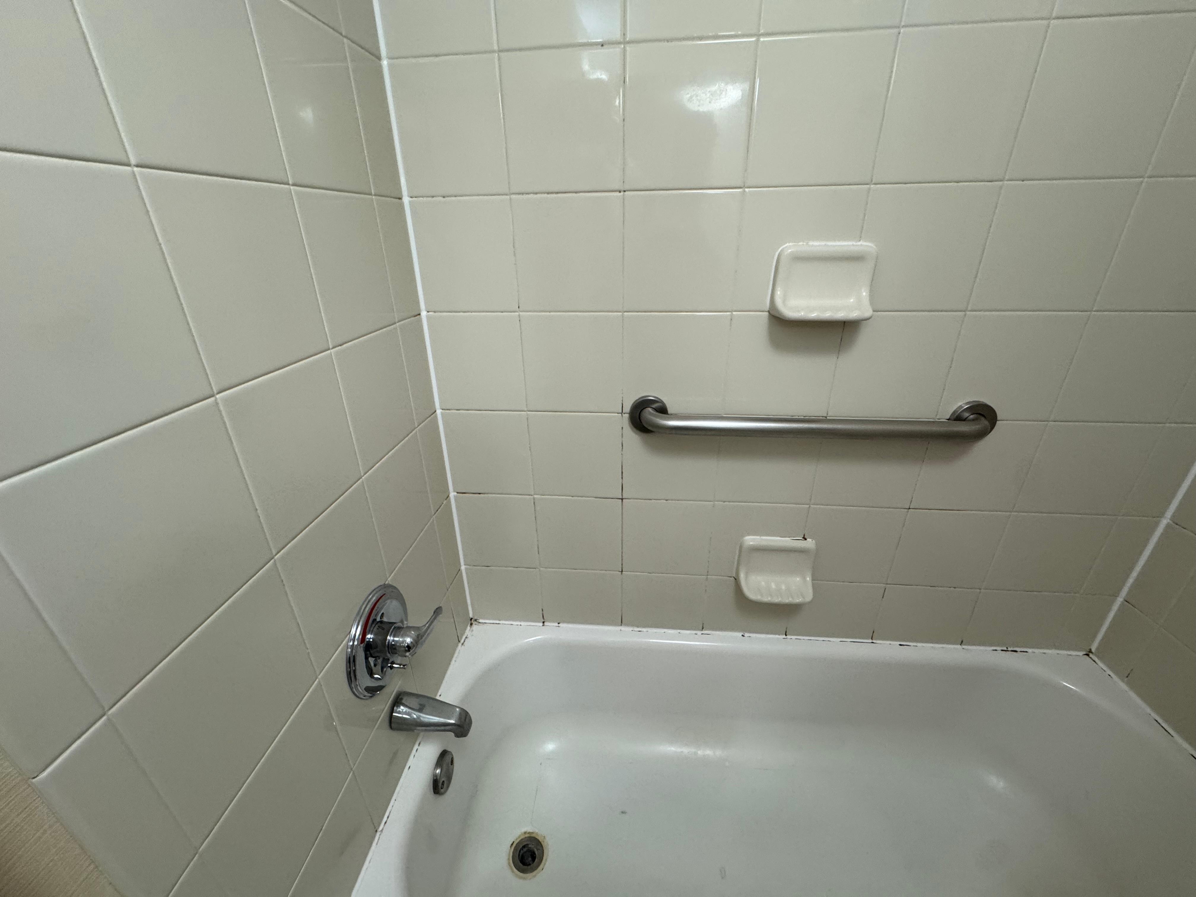I had to switch rooms because the first bathroom was just nasty