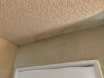 Stains around the door