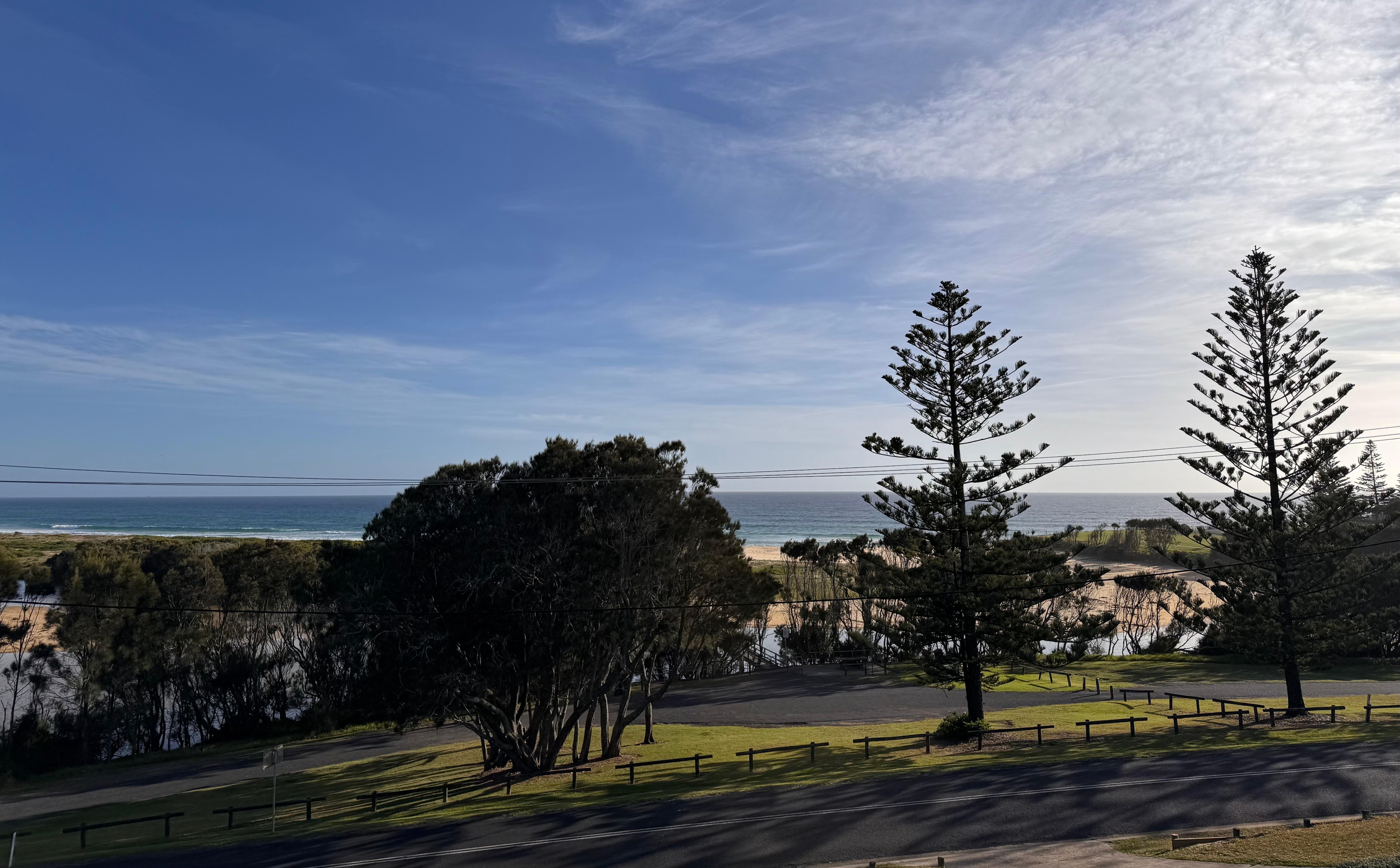 Taken from upstairs balcony.