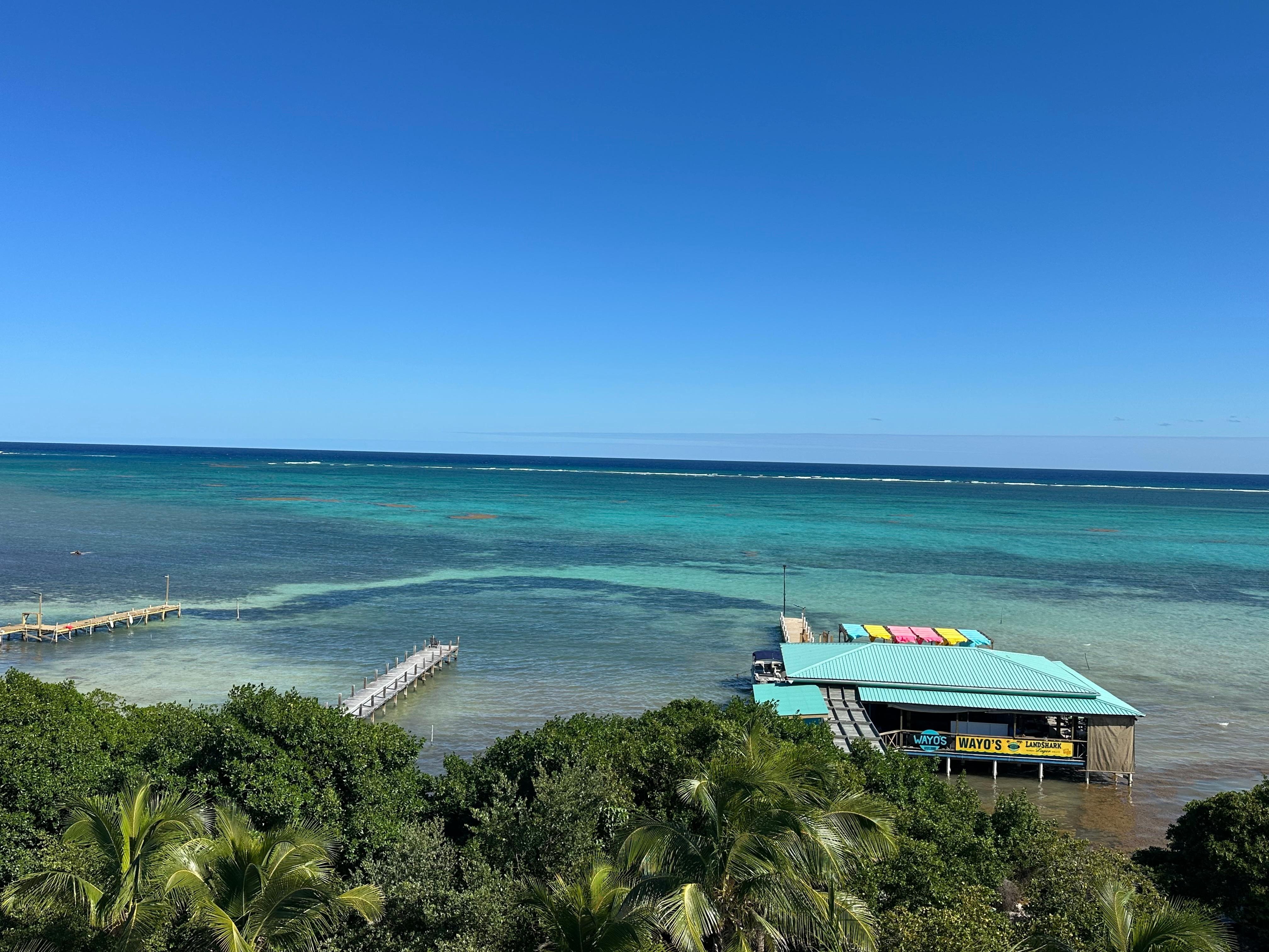 Rooftop view overlooking Wayos bar