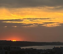 Sunrise from the top deck