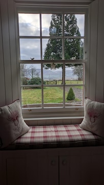 Reading corner with a view