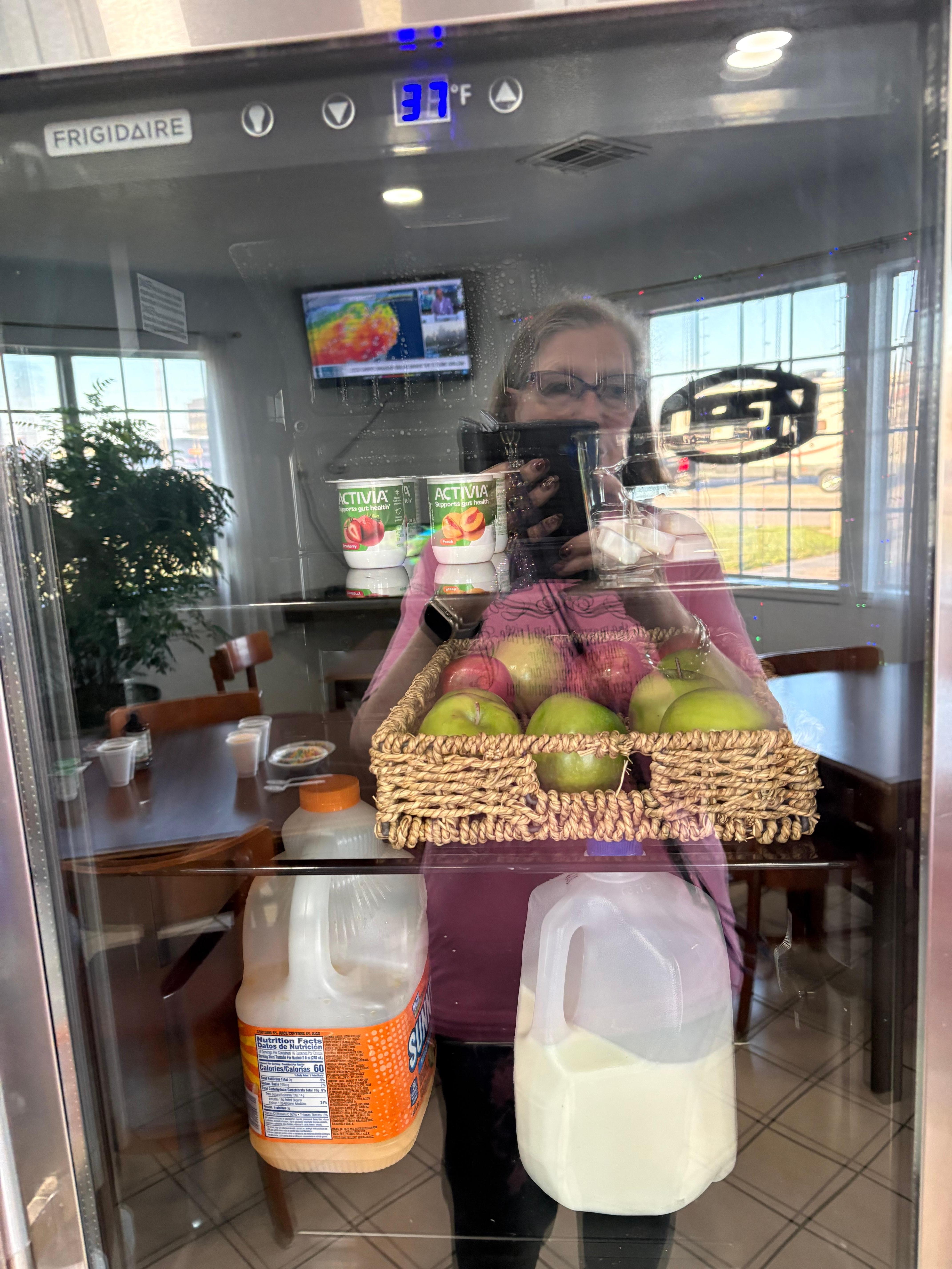 Whole milk, orange juice, yogurt